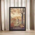 Vermont Maple Syrup Capital Framed Poster