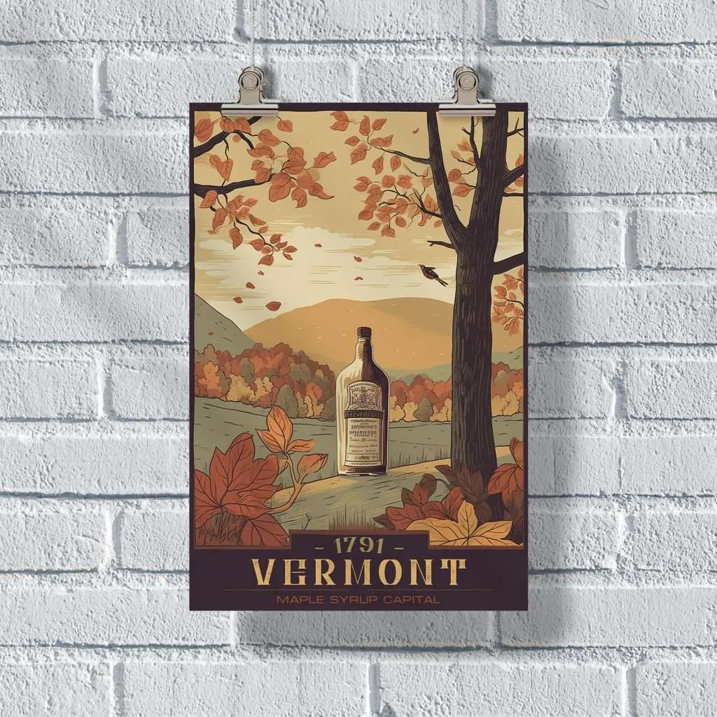 Vermont Maple Syrup Capital Poster