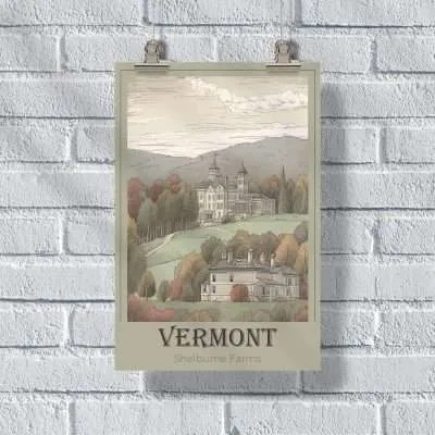 Vermont Shelburne Farms Poster