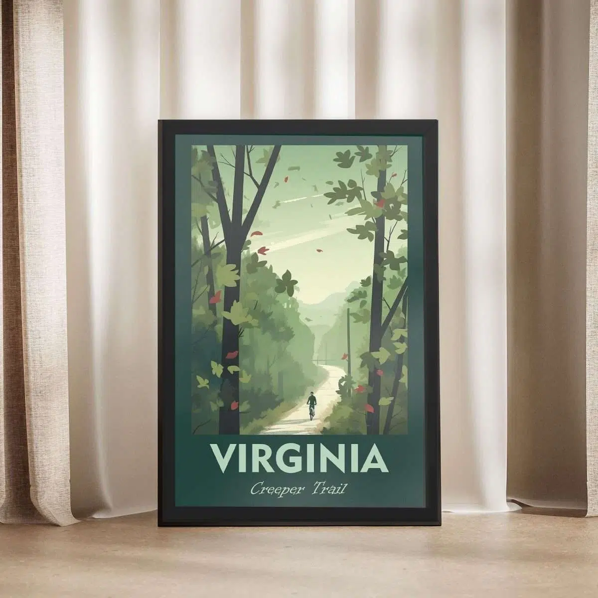 Virginia Creeper Trail Framed Poster