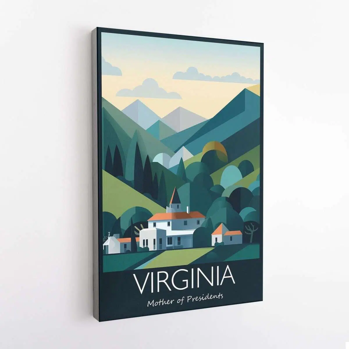 Virginia Mother Of Presidents Canvas