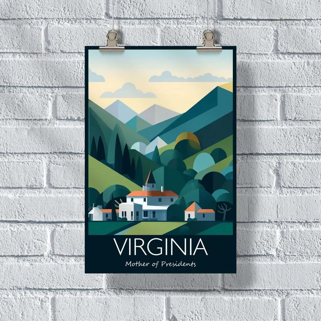 Virginia Mother Of Presidents Poster