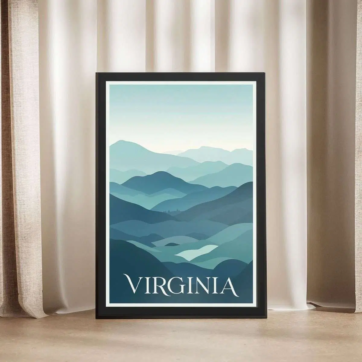 Virginia Framed Poster