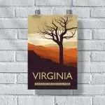 Virginia Shenandoah National Park Poster