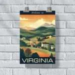 Virginia Welcome To Virginia Poster