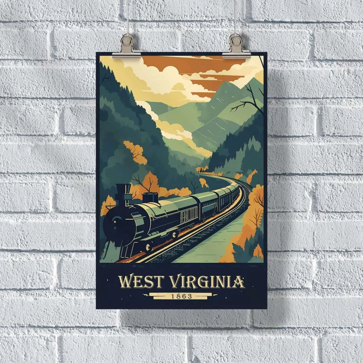 West Virginia 1863 Poster