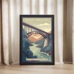 West Virginia Welcome To Adventure Framed Poster