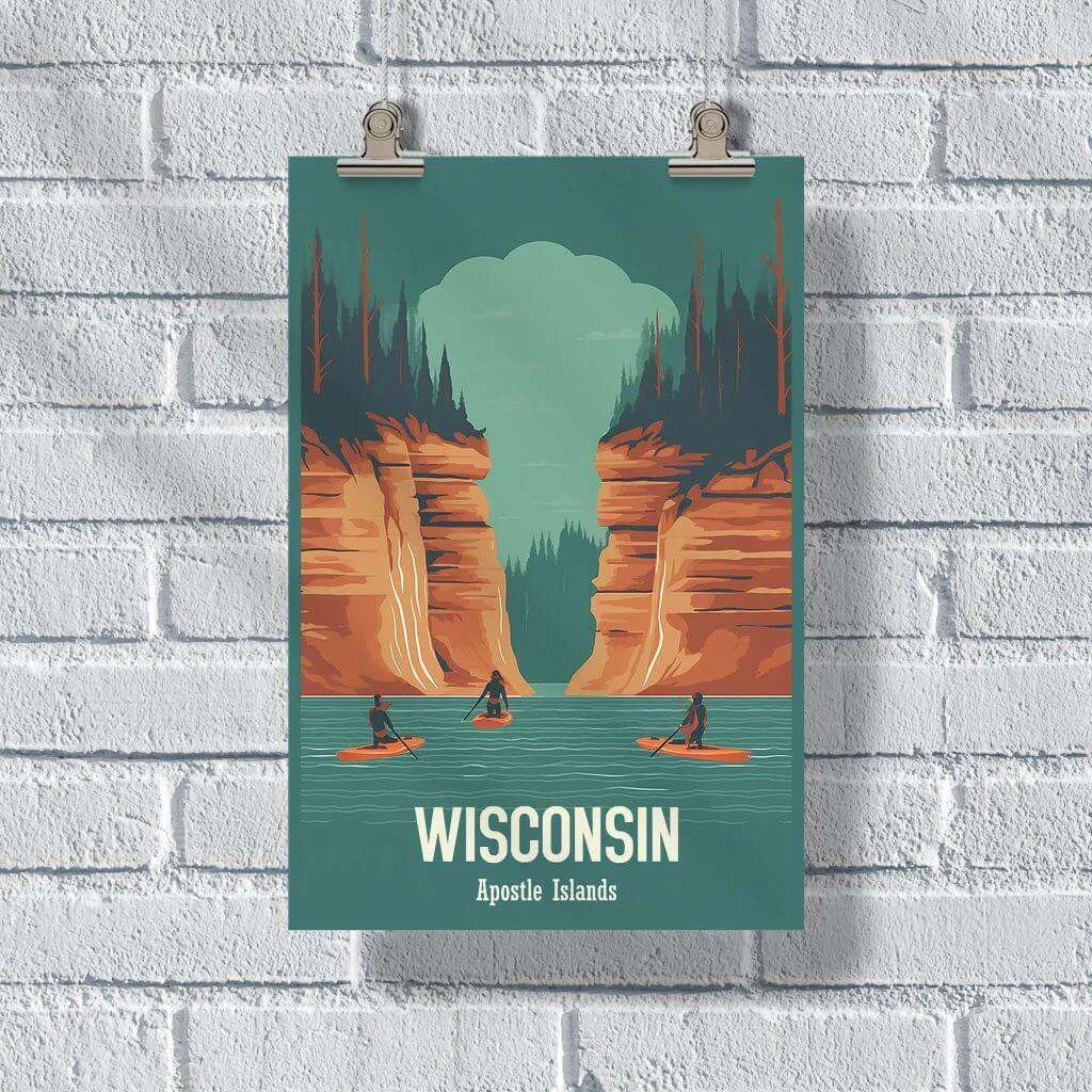 Wisconsin Apostle Islands Poster