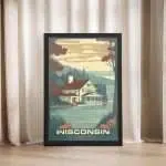 Wisconsin Door County Delight Framed Poster