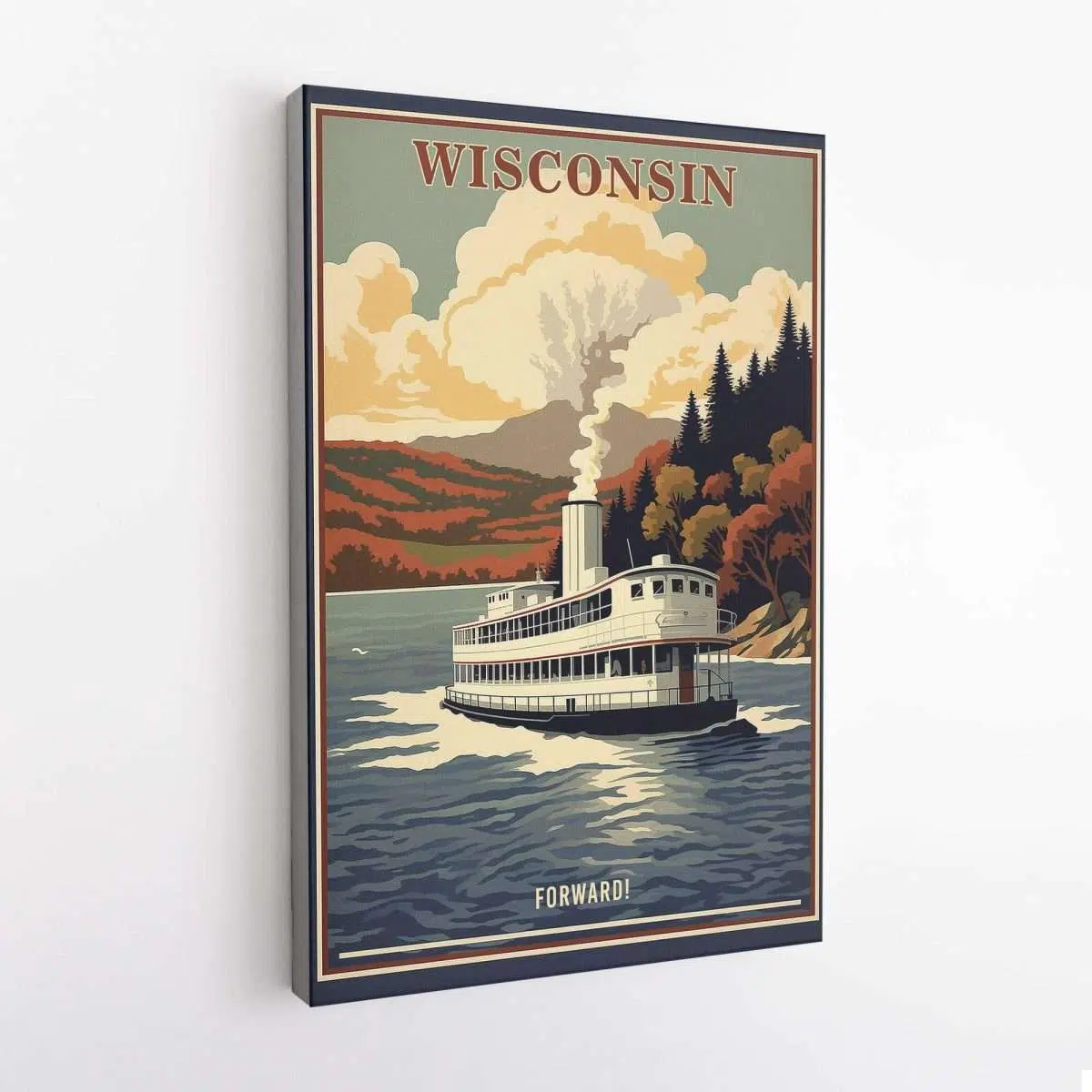 Wisconsin Forward! Canvas