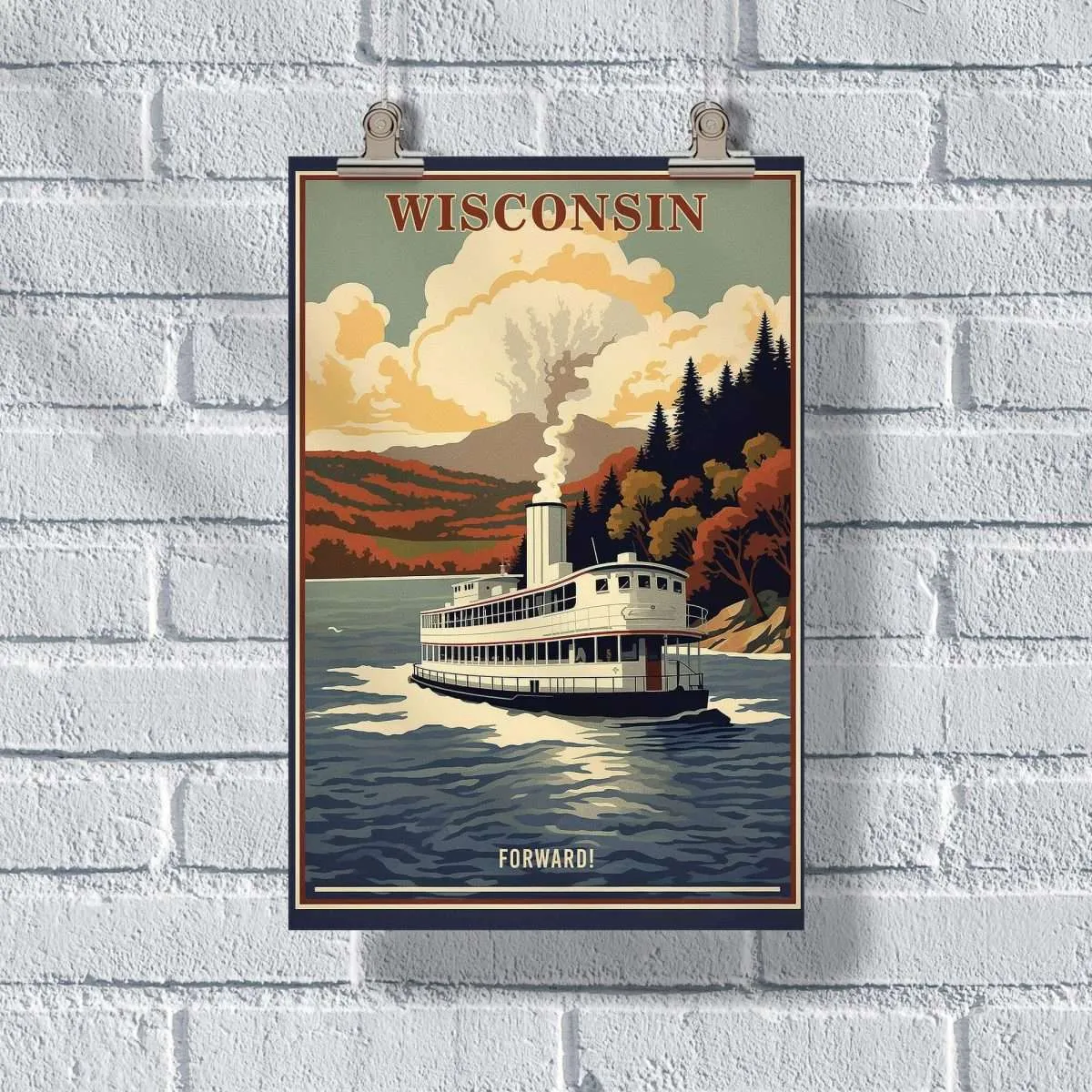 Wisconsin Forward! Poster