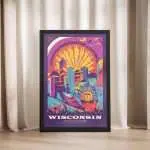 Wisconsin Summerfest Fun Framed Poster