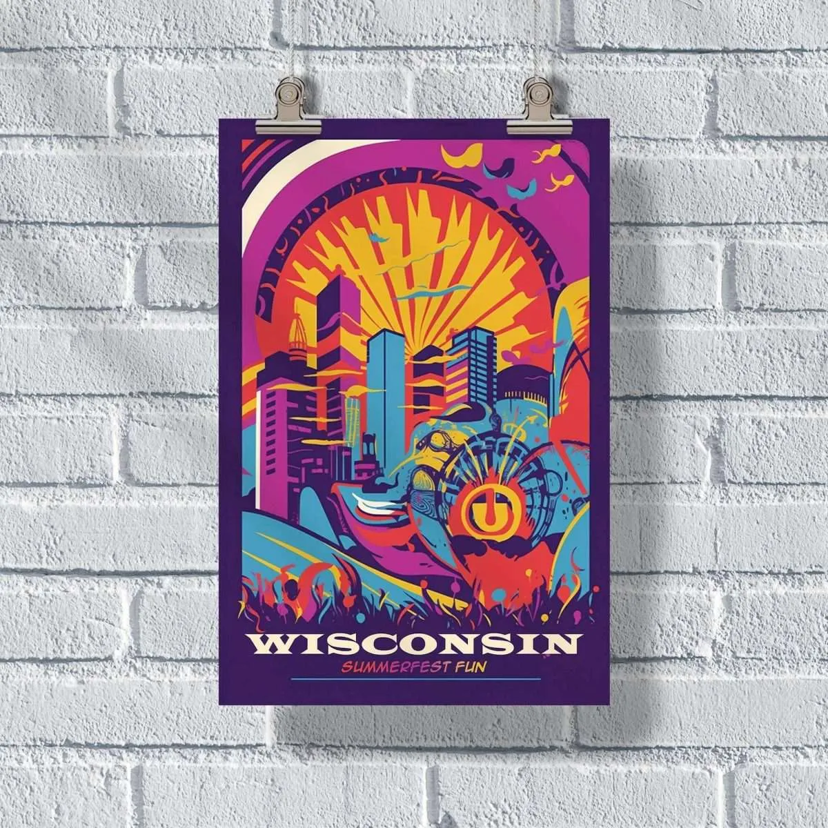 Wisconsin Summerfest Fun Poster