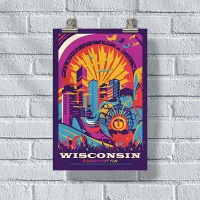 Wisconsin Summerfest Fun Poster