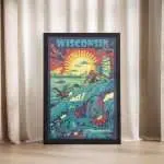 Wisconsin Summerfest Framed Poster