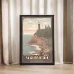 Wisconsin Welcome To Adventure Framed Poster