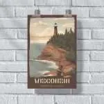 Wisconsin Welcome To Adventure Poster