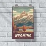 Wyoming Adventure Awaits Poster