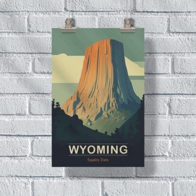 Wyoming Equality State Poster