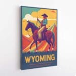 Wyoming Find Your Inner Cowboy Canvas