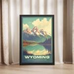 Wyoming Grand Teton National Park Framed Poster