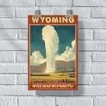 Wyoming Wild And Wonderful Poster