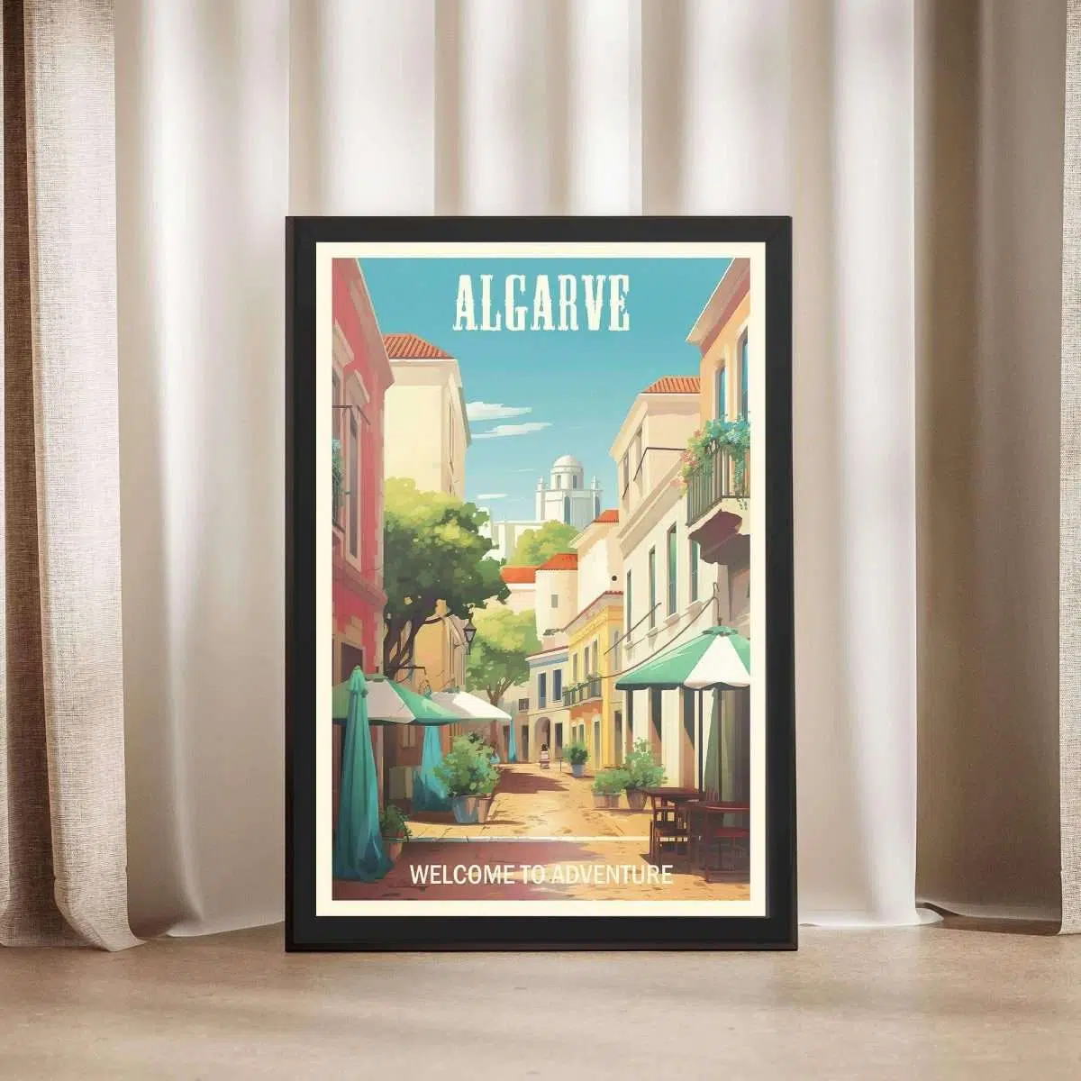 Algarve Lagos Old Town Framed Poster