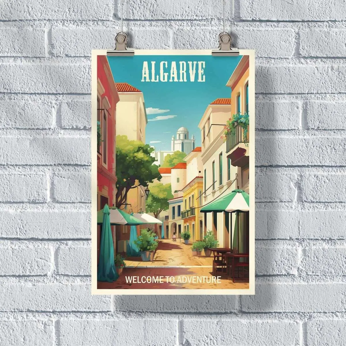 Algarve Lagos Old Town Poster