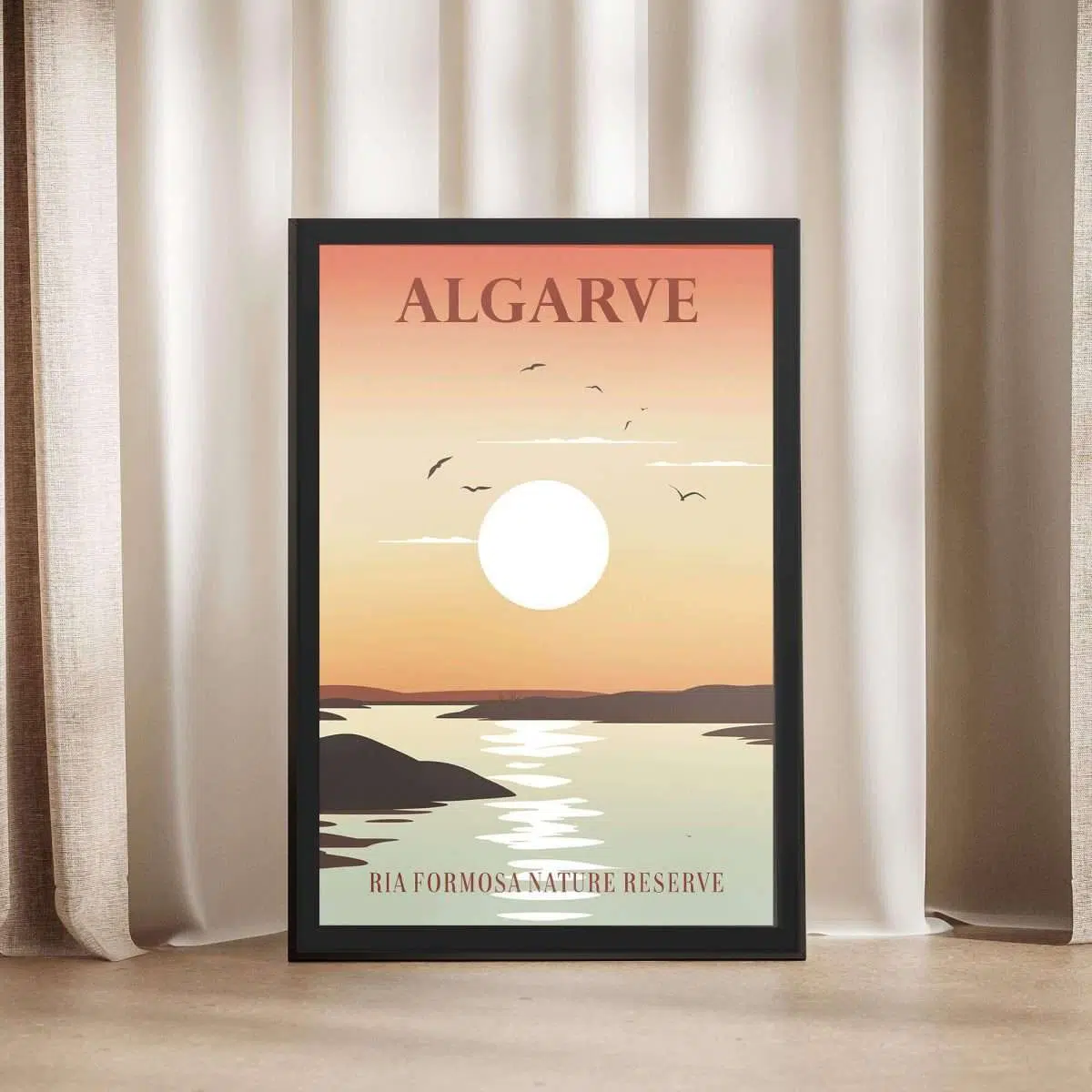 Algarve Ria Formosa Nature Reserve Framed Poster