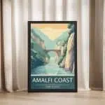 Amalfi Coast Fiordo Di Furore Framed Poster