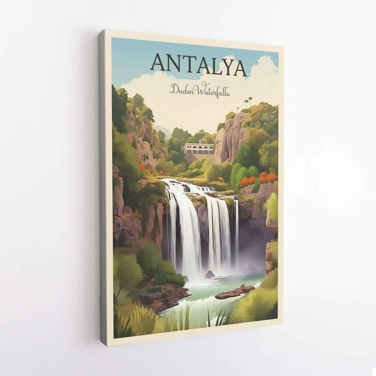 Antalya Duden Waterfalls Canvas