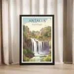 Antalya Duden Waterfalls Framed Poster