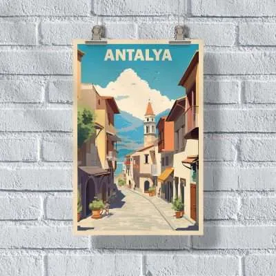 Antalya Kaleici Old Town Poster