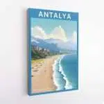 Antalya Konyaalti Beach Canvas