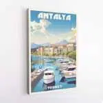 Antalya Marina Canvas