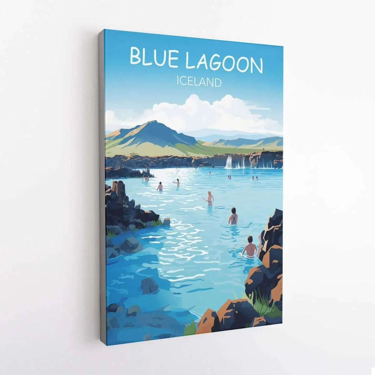 Blue Lagoon Iceland Relaxation Canvas