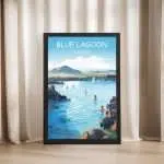 Blue Lagoon Iceland Relaxation Framed Poster