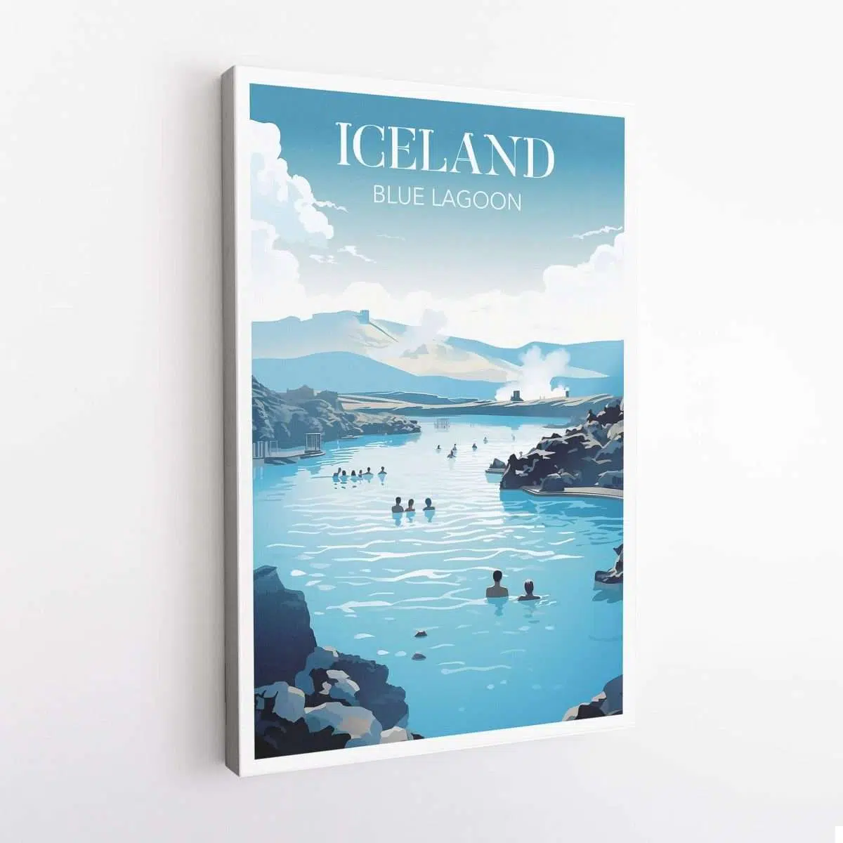 Blue Lagoon Iceland Canvas