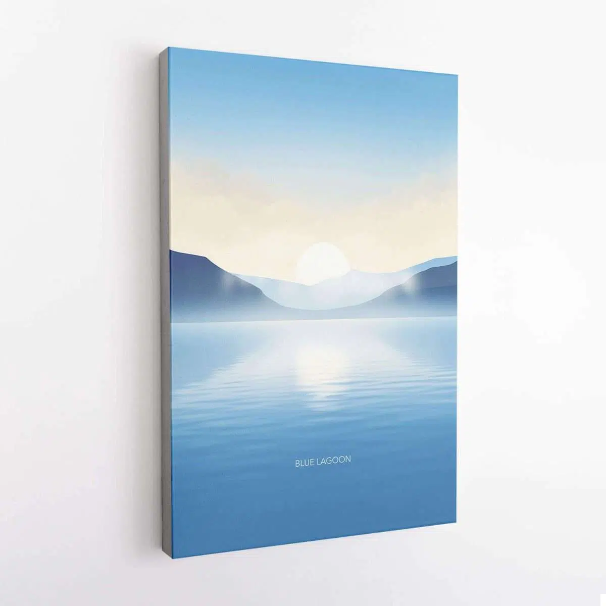 Blue Lagoon Serenity Canvas