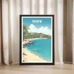 Bodrum Peninsula Framed Poster