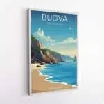 Budva Mogren Beach Montenegro Canvas