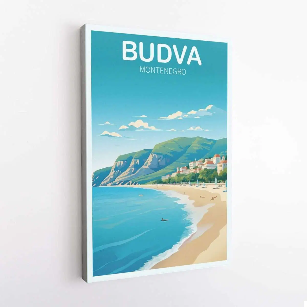 Budva Mogren Beach Canvas