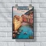 Cinque Terre Vernazza Village Italy Poster