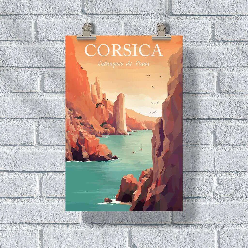 Corsica Calanques De Piana Poster
