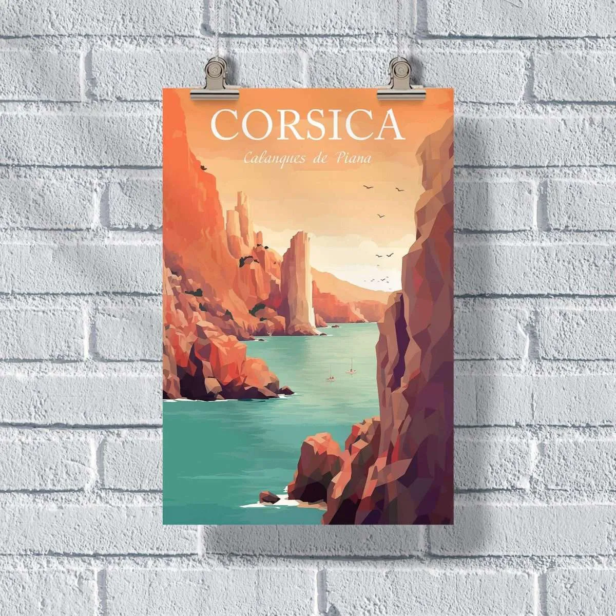 Corsica Calanques De Piana Poster