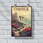 Corsica Scandola Nature Reserve Poster