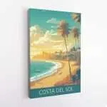 Costa Del Sol Golden Beaches 2 Canvas