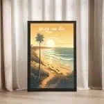 Costa Del Sol Golden Beaches Framed Poster