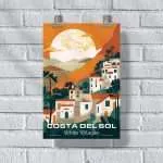 Costa Del Sol White Villages Poster