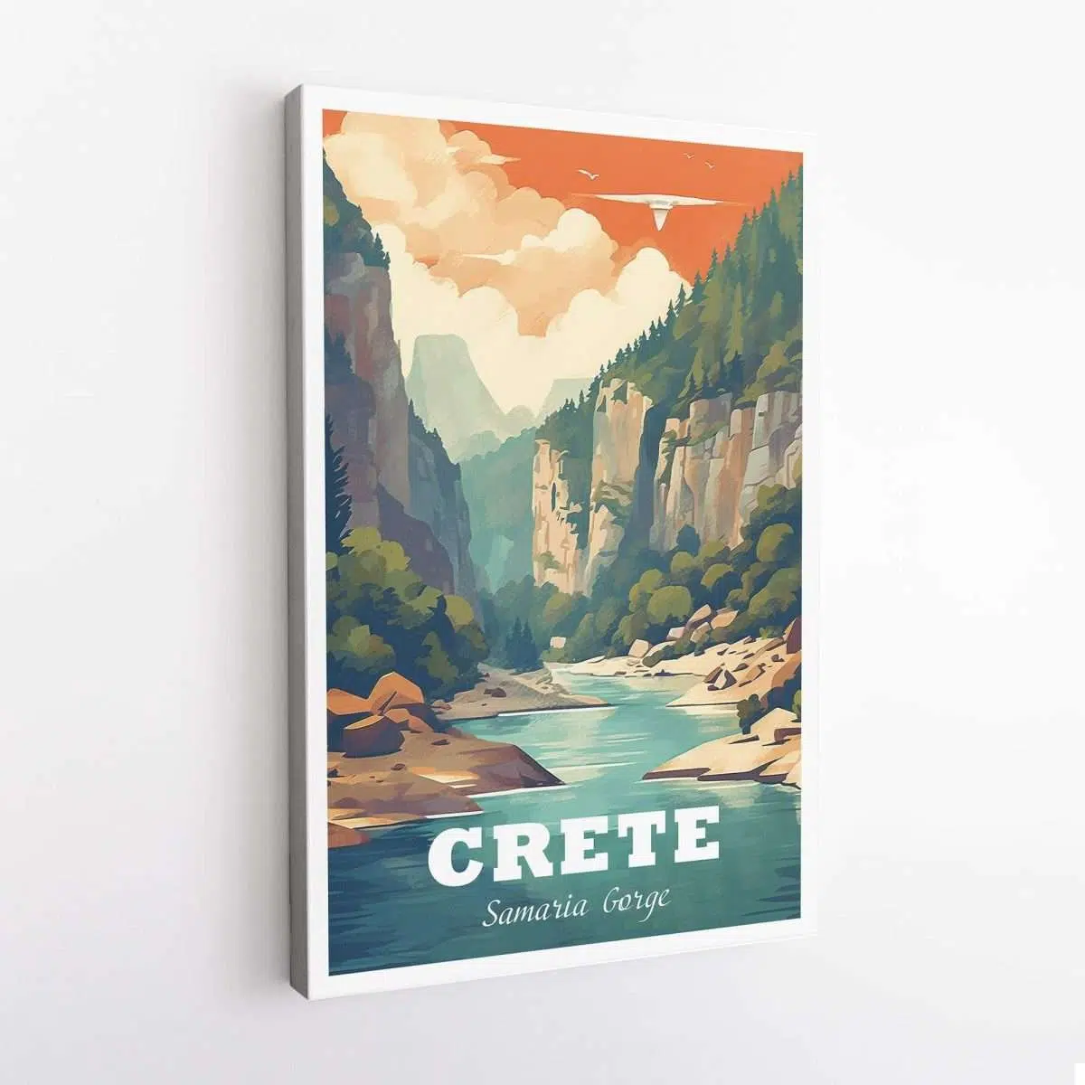 Crete Samaria Gorge Canvas